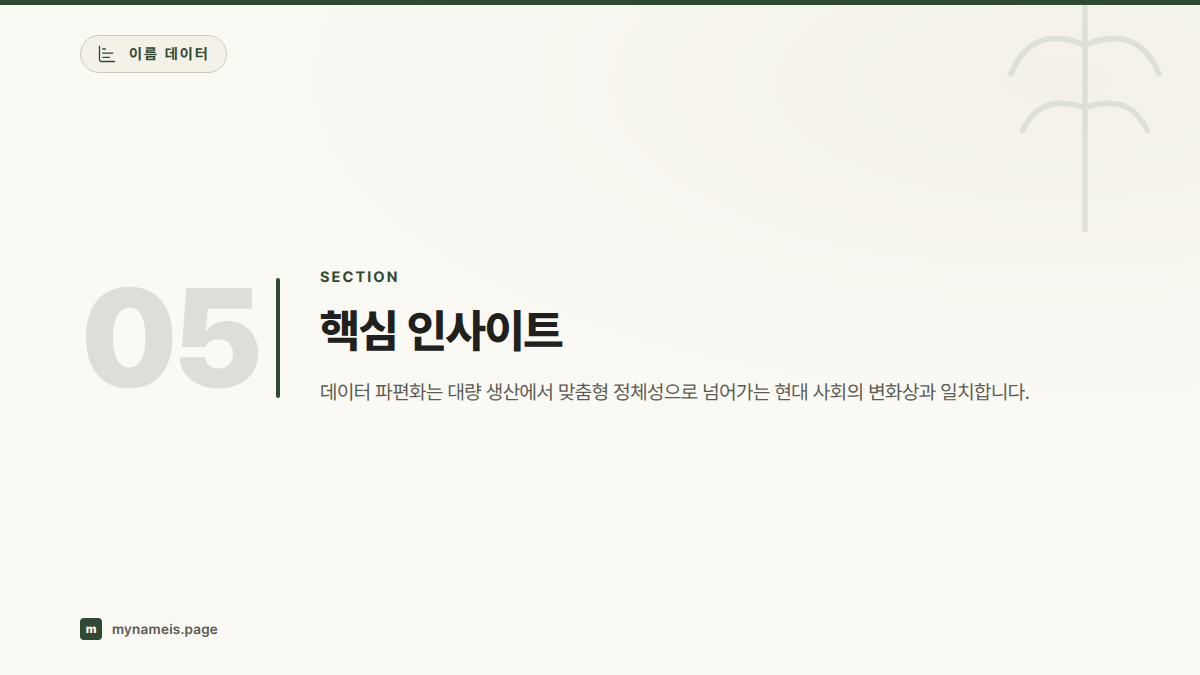 핵심 인사이트 — 섹션 요약