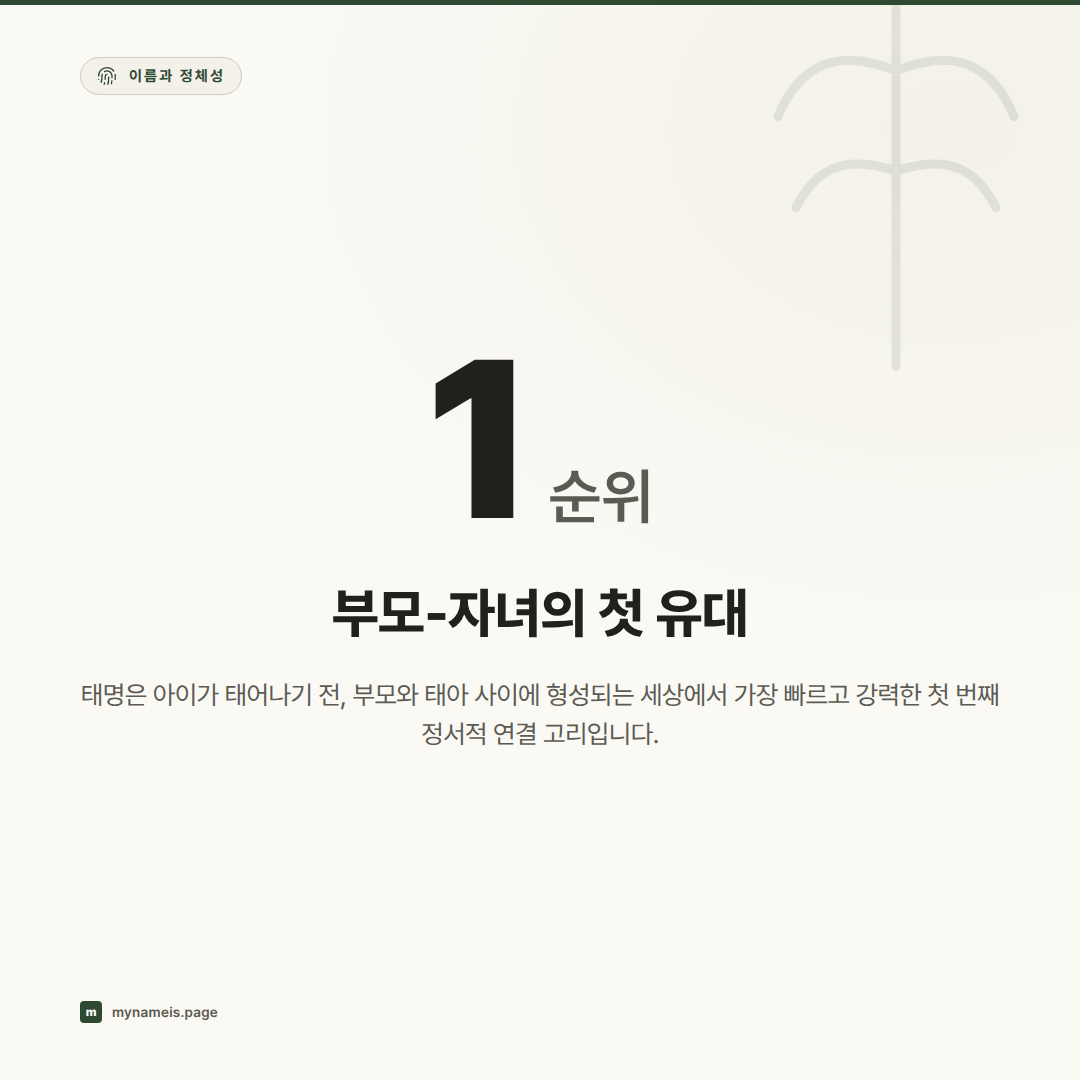 태명(胎名): 출생 전 호명과 부모-자녀의 첫 유대 형성에 관한 심리·문화적 분석 — 핵심 데이터