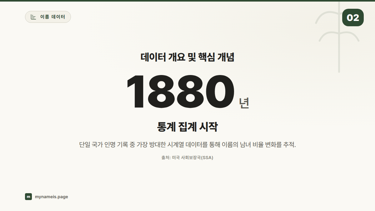 데이터 개요 및 핵심 개념 — 섹션 요약